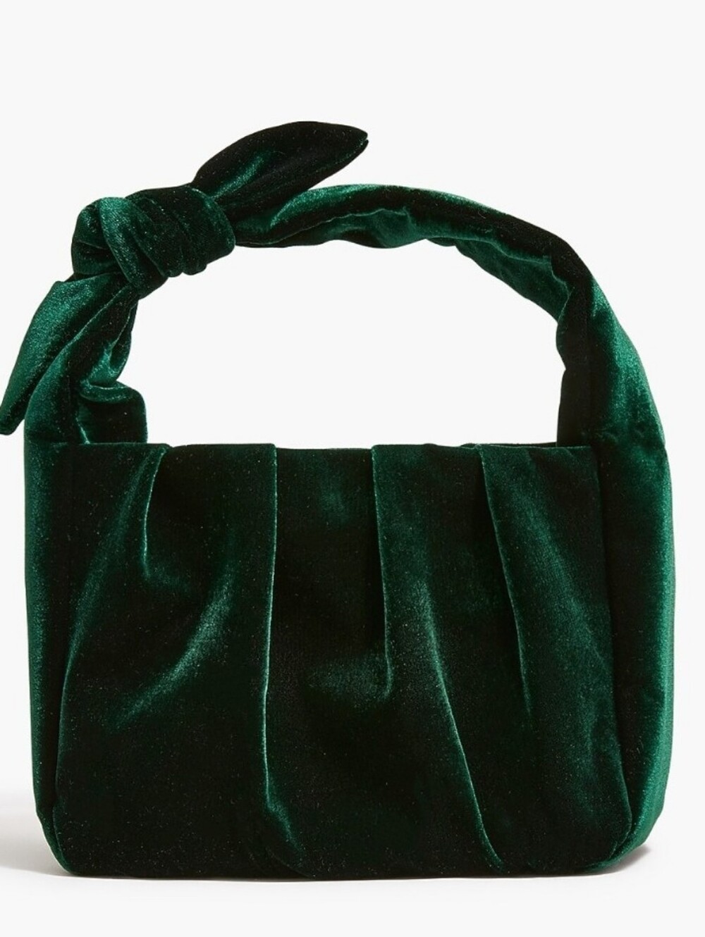J.crew NWT Green Velvet Handbag .